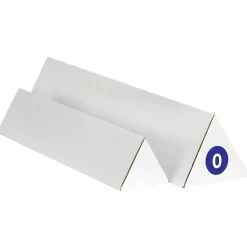 Tape Logic 1" Circle "0" Number Label, Dark Blue, 500/Roll