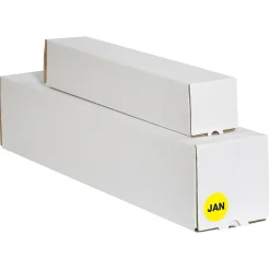 Tape Logic 1" Circle "JAN" Month of the Year Labels, Fluorescent Yellow, 500/Roll