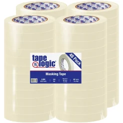 Tape Logic® 2400 Masking Tape, 5.6 Mil, 3/4" x 60 yds., Natural, 48/Case (T9342400)