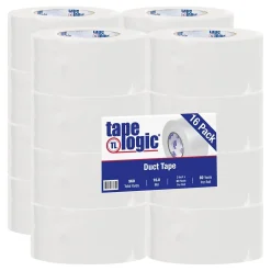 Tape Logic™ 10 mil Duct Tape, 3" x 60 yds, White, 16/Pack
