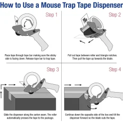 Tape Logic™ 2" Mouse Trap Carton Sealing Tape Dispenser (TDEC2)