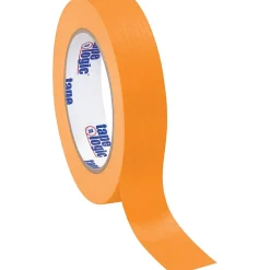 Tape Logic™ 1" x 60 Yards Masking Tape, Orange, 12 Rolls (T93500312PKD)
