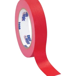 Tape Logic™ 1" x 60 Yards Masking Tape, Red, 12 Rolls (T93500312PKR)