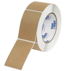 Tape Logic Block Out Labels, 8" x 10", Kraft, 250/Roll (DL1385K)