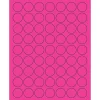 Tape Logic® Circle Laser Labels, 1", Fluorescent Pink, 6300/Case (LL191PK)