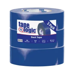 Tape Logic® Duct Tape, 10 Mil, 2" x 60 yds., Blue, 3/Case (T987100BLU3P)