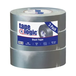 Tape Logic® Duct Tape, 10 Mil, 2" x 60 yds., Silver, 3/Case (T987100S3PK)