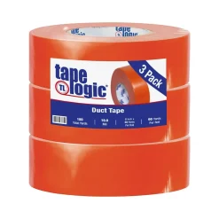 Tape Logic® Duct Tape, 10 Mil, 2" x 60 yds., Orange, 3/Case (T987100RN3PK)