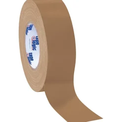 Tape Logic Economy Cloth Duct Tape, 2" x 60 Yards, Brown, 3 Carton (T987100BR3PK)