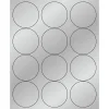Tape Logic® Foil Circle Laser Labels, 2 1/2", Silver, 1200/Case (LL217SR)