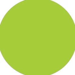 Tape Logic Inventory Circle Labels, 3/4", Fluorescent Green, 500/Roll (DL610J)