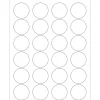 Tape Logic® Laser Labels, 1.625" Circle, White, 2400/Case (LL144)