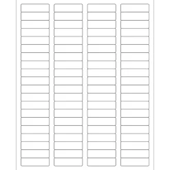 Tape Logic® Laser Labels, Rectangle, 1 3/4" x 1/2", White, 8000/Case (LL109)