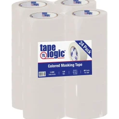 Tape Logic PF3 White Masking Tape, 2" x 60 yds., 24/Case