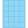 Tape Logic® Rectangle Laser Labels, 2" x 2", Pastel Blue, 2000/Case (LL172BE)