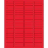Tape Logic® Rectangle Laser Labels, 1 3/4" x 1/2", Fluorescent Red, 8000/Case (LL170RD)