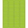 Tape Logic® Rectangle Laser Labels, 1 3/4" x 1/2", Fluorescent Green, 8000/Case (LL170GN)
