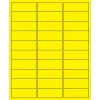 Tape Logic® Rectangle Laser Labels, 2 5/8" x 1", Fluorescent Yellow, 3000/Case (LL173YE)