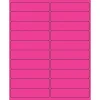 Tape Logic® Rectangle Laser Labels, 4" x 1", Fluorescent Pink, 2000/Case (LL177PK)