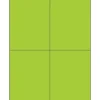 Tape Logic® Rectangle Laser Labels, 4 1/4" x 5 1/2", Fluorescent Green, 400/Case (LL183GN)