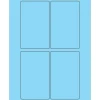 Tape Logic® Rectangle Laser Labels, 3" x 5", Pastel Blue, 400/Case (LL175BE)