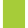Tape Logic® Rectangle Laser Labels, 8 1/2" x 11", Fluorescent Green, 100/Case (LL185GN)