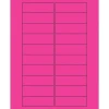 Tape Logic Rectangle Laser Labels, 3" x 1", Fluorescent Pink, 2000/Case (LL174PK)