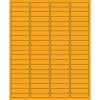 Tape Logic® Rectangle Laser Labels, 1 15/16" x 1/2", Fluorescent Orange, 8000/Case (LL171OR)