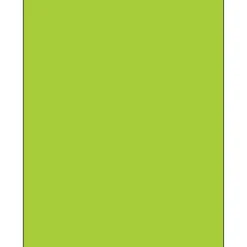 Tape Logic® Removable Rectangle Laser Labels, 8 1/2" x 11", Fluorescent Green, 100/Case (LL420GN)