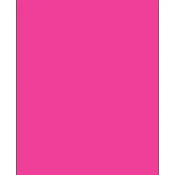 Tape Logic® Removable Rectangle Laser Labels, 8 1/2" x 11", Fluorescent Pink, 100/Case (LL420PK)