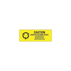 Tape Logic Sensitive Electronic Devices (Do Not Open Except At Approved Field) Label, 5/8" x 2", 500/Roll
