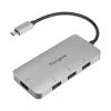 Targus 4-Port USB-C Hub, Silver (ACH226BT)
