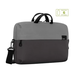 Targus Sagano EcoSmart Laptop Slipcase, Black/Gray Recycled PET (TBS574GL)