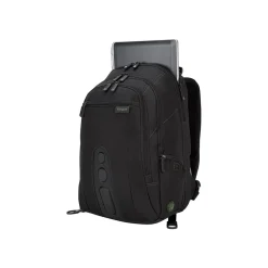 Targus Spruce EcoSmart Backpack, Black/Green (TBB013US)