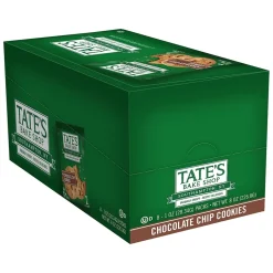 Tate's Bake Shop Chocolate Chip Cookies, 1 oz, 32/Carton (TBS07134)