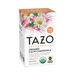 Tazo Calm Decaf Chamomile Herbal Tea, Tea Bag, 0.73 Oz., 16/Box (10794522003546)
