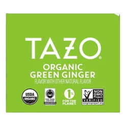 Tazo Green Ginger Green Tea Bag, 1.23 Oz., 16/Box (10794522003560)