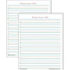 Teacher Created Resources 11" x 8.5" Smart Start 1-2, Writing Paper, White, 100 Sheets Per Pack, 2 Packs (TCR76531-2)