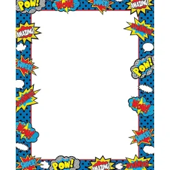 Teacher Created Resources Superhero Computer Paper, 50 Sheets Per Pack, 6 Packs (TCR5629-6)