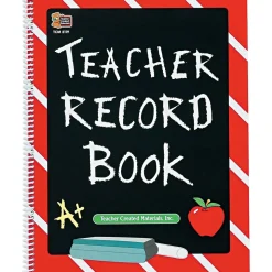 Teacher Created Resources Record Book, Spiral-Bound, 8 1/2" x 11", 64 Pages (TCR2119)