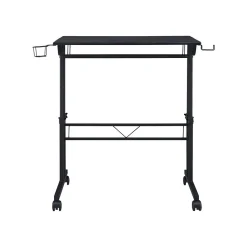 Techni Mobili 36" Mobile Desk, Black (RTA-3800SU-BK)