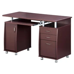 Techni Mobili 47"W Computer Desk, Chocolate (RTA-4985-CH36)
