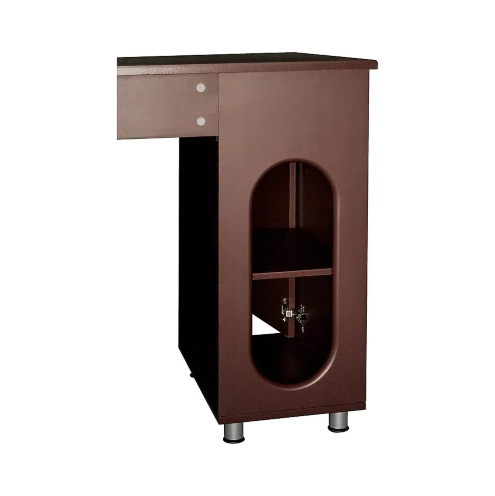Techni Mobili 47"W Computer Desk, Chocolate (RTA-4985-CH36)