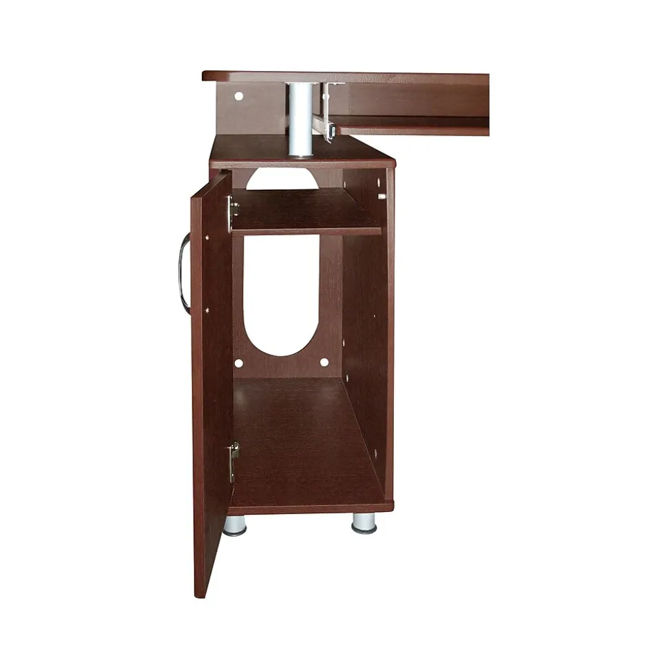 Techni Mobili 47"W Computer Desk, Chocolate (RTA-4985-CH36)