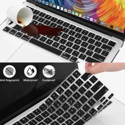 Techprotectus Hard-Shell Laptop Sleeve with Keyboard Cover, Black, (TP-BK-MA13M2)