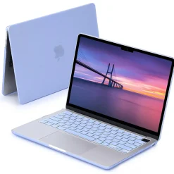 Techprotectus Hard-Shell Laptop Sleeve with Keyboard Cover, Serenity Blue, (TP-SB-K-MA13M2)