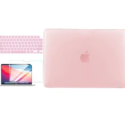 Techprotectus Laptop Case with Keyboard Cover and Screen Protector, Pink, Plastic (TP-RQ-K-MP16M1X)