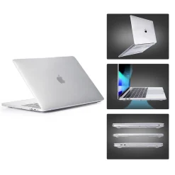 Techprotectus Laptop Case with Keyboard Cover and Screen Protector, Clear, Plastic (TP-CYCL-MP13ST)