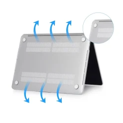 Techprotectus Laptop Case with Keyboard Cover and Screen Protector, Clear, Plastic (TP-CYCL-MP13ST)