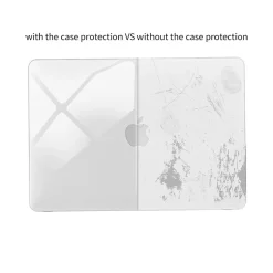 Techprotectus Laptop Case with Keyboard Cover and Screen Protector, Clear, Plastic (TP-CYCL-MP14ST)
